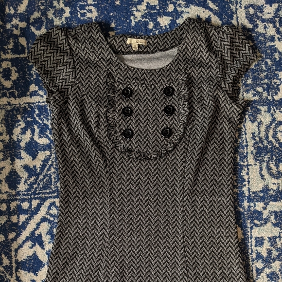BeBop Button Bib Mini Dress Size M - Picture 1 of 5